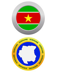 Image showing button as a symbol Suriname