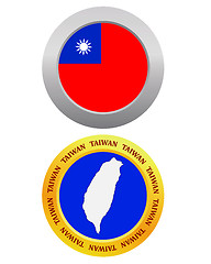 Image showing button as a symbol TAIWAN