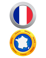 Image showing buttons as a symbol of France