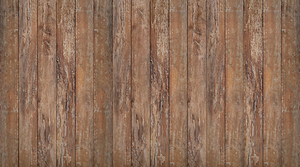 Image showing old weathered wooden boards background