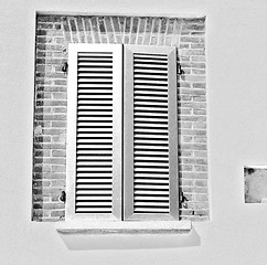 Image showing  italy  venetian blind     in    europe    old architecture and 