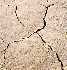 Image showing brown dry sand in sahara desert morocco africa erosion and abstr