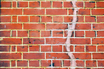 Image showing in london   the    abstract    texture  wall and ruined 