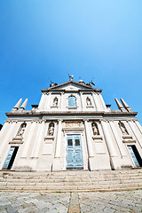 Image showing medieval  in italy europe       and sunlight