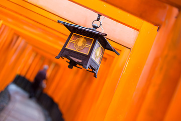 Image showing Fushimi Inari Taisha Shrine in Kyoto, Japan.