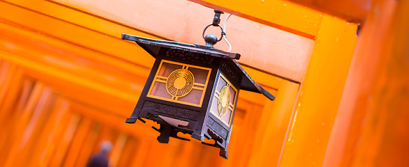 Image showing Fushimi Inari Taisha Shrine in Kyoto, Japan.