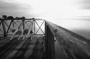 Image showing Tanjung Sepat lover jetty in the morning light