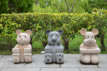 Image showing Sculptures located in Kek Lok Si, Penang