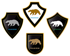 Image showing Bears and shields