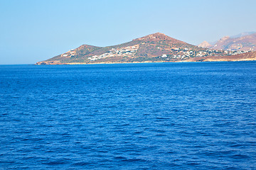 Image showing from the boat greece islands 