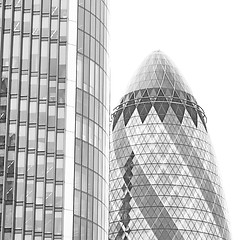 Image showing new     building in london skyscraper      financial district an