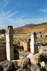 Image showing and  temple history pamukkale      the column  