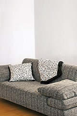 Image showing Grey sofa