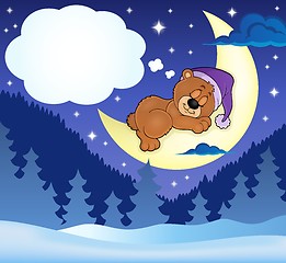 Image showing Sleeping bear theme image 9