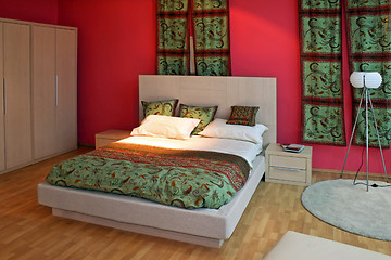 Image showing Oriental bedroom