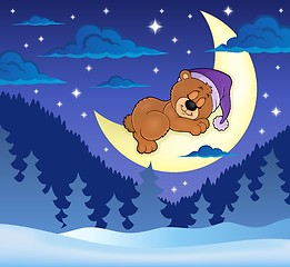 Image showing Sleeping bear theme image 8