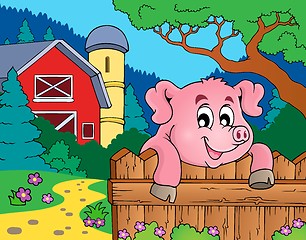 Image showing Pig theme image 6