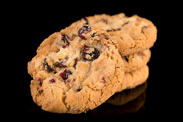 Image showing Dried fruits chip cookies 