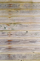 Image showing Rustic weathered barn wood