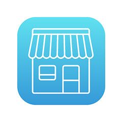 Image showing Shop line icon.