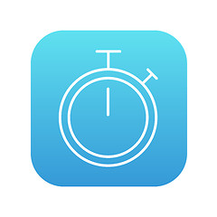 Image showing Stopwatch line icon.