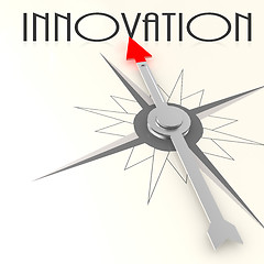 Image showing Compass with innovation word