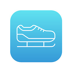 Image showing Skate line icon.