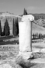 Image showing and the roman temple history pamukkale    old construction in as