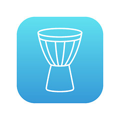 Image showing Timpani line icon.