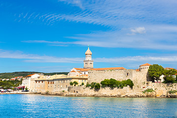 Image showing Krk town, Mediterranean, Croatia, Europe