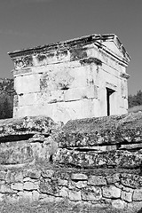 Image showing and the roman temple history pamukkale    old construction in as