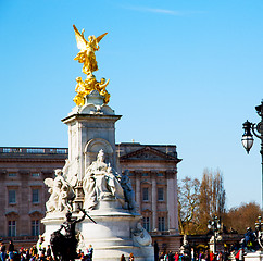 Image showing england  historic   marble and statue in old city of london 