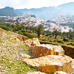 Image showing old city in morocco africa land home and landscape valley