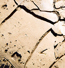 Image showing brown dry sand in sahara desert morocco africa erosion and abstr