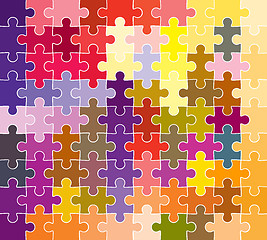 Image showing jigsaw puzzle pattern