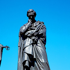 Image showing marble and statue in old city of london england