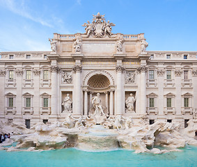 Image showing Trevi Fountain, Rome, Italy.