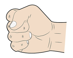 Image showing hand fist