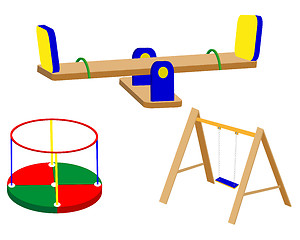 Image showing swing carrousel for children