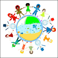 Image showing children world