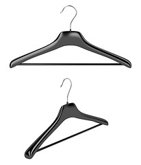 Image showing Coat hangers isolated on white