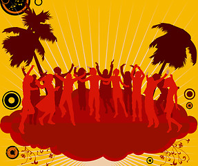 Image showing party dancers