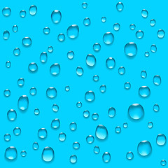 Image showing transparent water drops