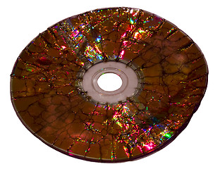 Image showing CD After Microwave.