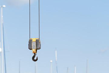 Image showing Crane hook