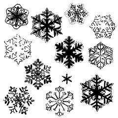 Image showing Snowflake designs