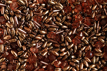 Image showing Brown beads