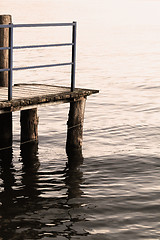 Image showing Pier on the lake