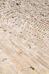 Image showing   in turkey europe myra  the old theatre  