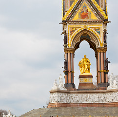 Image showing albert monument in london england kingdome and old construction